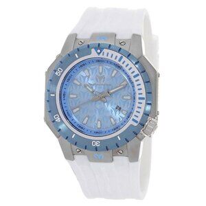 NWT Authentic Technomarine Manta Sea Quartz Blue Dial Men's Watch